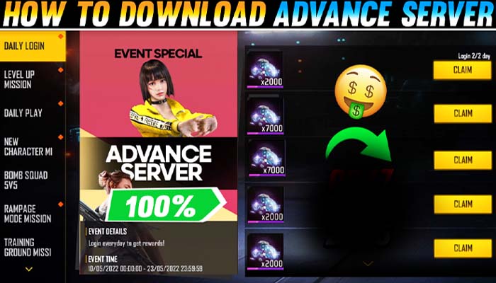 How to Download Free Fire Advance Server